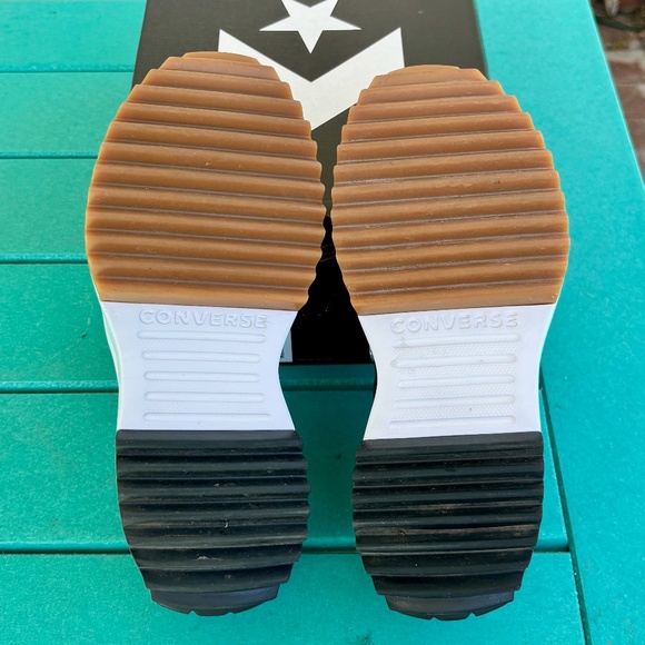 CONVERSE Chuck Taylor Canvas Run Star Hike Platform Low Top Black Women's 7 - Picture 14 of 16